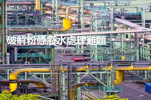 破解粉條廢水處理難題？資源化利用之路又在何方！